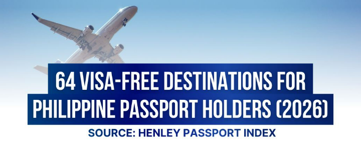 64 visa-free destinations for Philippine passport holders